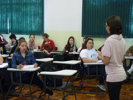 Oficina e roda de conversa do PIBID Institucional