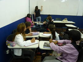 Oficina de matemática com alunos do ensino fundamental