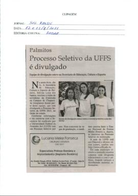Processo Seletivo da UFFS é divulgado