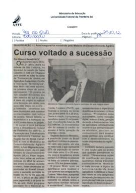 Aula inaugural do curso Formação de Jovens em Agricultura Sustentável