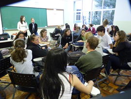 Reunião de bolsistas com a DAE