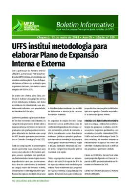 Boletim Informativo 189