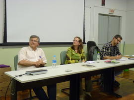 Mesa redonda e lançamento de livro