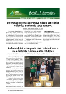 Boletim Informativo 294