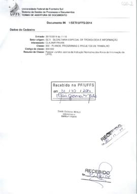 Parecer Jurídico acerca da Instrução Normativa dos Ativos de Informação