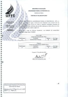 Portaria 291-GR-2010