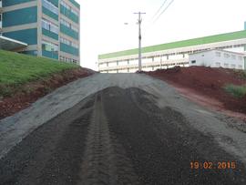 Terraplanagem, drenagem pluvial e pavimentação das vias internas – Campus Chapecó