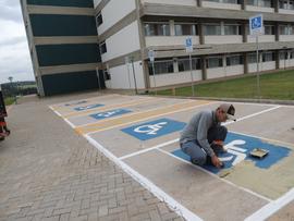 Sinalização do Campus Chapecó