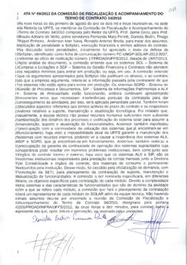 Ata 09 de acompanhamento do Contrato 34-2010 - Solar
