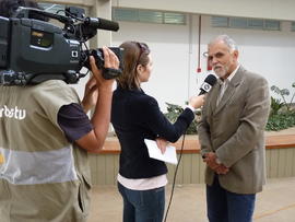 Entrevista nas instalações do Campus Chapecó