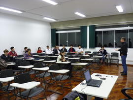 Primeiro dia de aula no campus definitivo