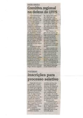 Comitiva regional na defesa da UFFS