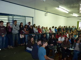 Recepção aos calouros do Campus Chapecó