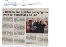Conteúdo dos projetos pedagógicos dos Cursos de Medicina