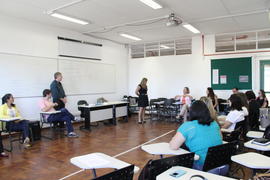 Aula do curso de Medicina