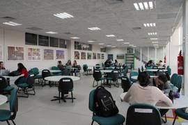 Sala de estudos da biblioteca