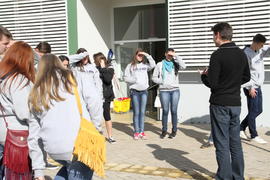 Visita de estudantes de Mondaí