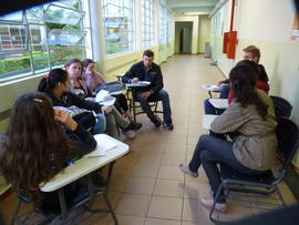 Reunião de bolsistas com a DAE
