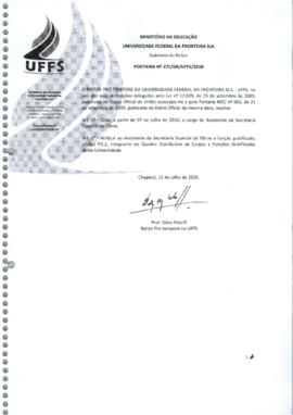 Portaria 271-GR-2010