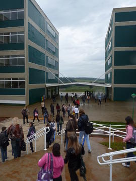 Primeiro dia de aula no campus Chapecó