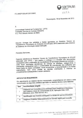 Carta Transferência Tecnológica do Solar para UFFS
