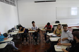 Recepção alunos do PIN - Enfermagem e Administração