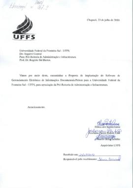 Memorando proposta de implantação de software de gestão de documentos