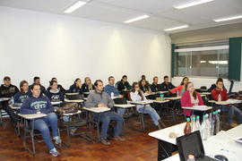 Aula do curso de Agronomia
