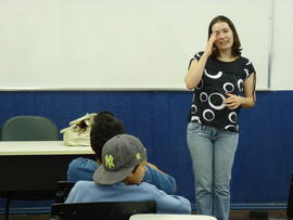 Oficina de matemática com alunos do ensino fundamental