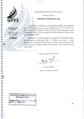 Portaria 206-GR-2010