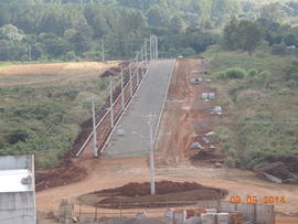 Terraplenagem, drenagem pluvial e pavimentação das vias internas – Campus Chapecó