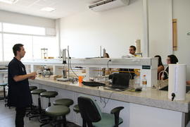 Visita dos Estudantes da Escola Victor Meirelles