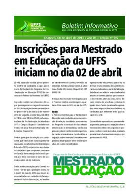 Boletim Informativo 149