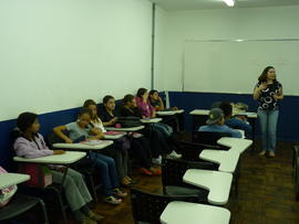 Oficina de matemática com alunos do ensino fundamental