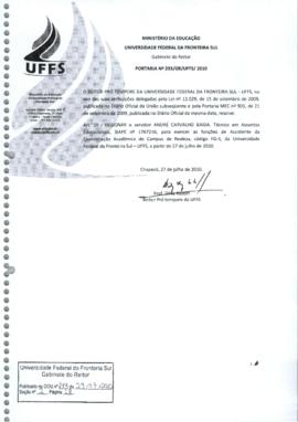 Portaria 293-GR-2010