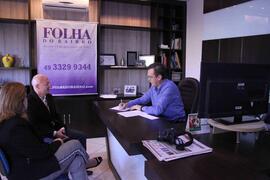 Posse do Diretor do Campus Chapecó e visita a imprensa