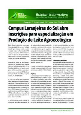 Boletim Informativo 139