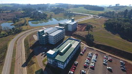 Vista aérea do Campus Erechim