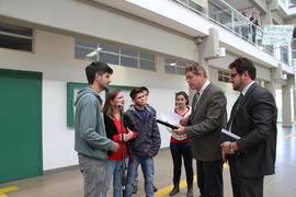Reunião da comunidade acadêmica com a reitoria
