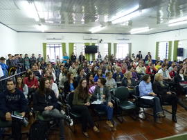 Recepção aos calouros do Campus Chapecó