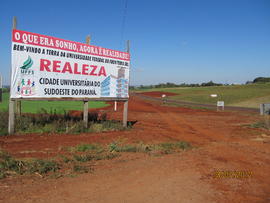 Terraplenagem, drenagem pluvial e sub-base vias internas – Campus Realeza