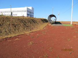 Plantação de grama - Campus Realeza