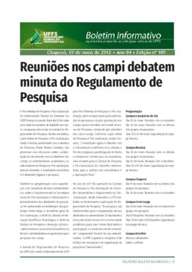 Boletim Informativo 109