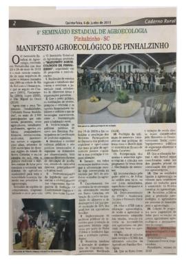 6º Seminário Estadual de Agroecologia