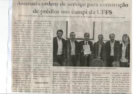 Assinada ordem de serviço para construção de prédios nos campi da UFFS