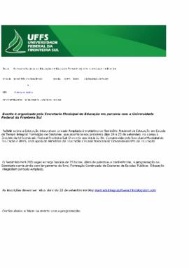Seminário Nacional de Educação em Escola de Tempo Integral em Erechim