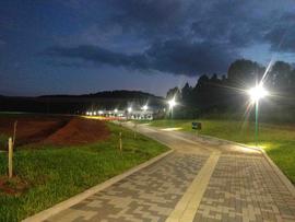 Execução de rotas acessíveis entre os blocos e estacionamento – Campus Chapecó