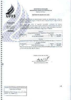 Portaria 296-GR-2010