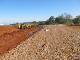 Terraplenagem, drenagem pluvial e sub-base vias internas – Campus Erechim