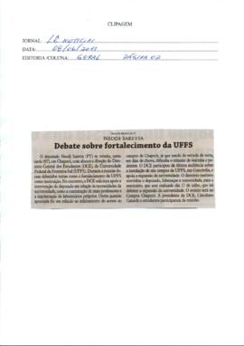 Debate sobre fortalecimento da UFFS